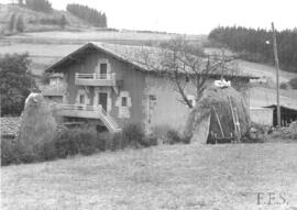 Caserío de Legorburu eta Nico Urruticoechea. Barrio Arteta