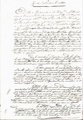 Acta de la sesión ordinaria correspondiente al día 11 de enero de 1846