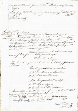 Acta de la sesión ordinaria correspondiente al 2 de enero de 1857