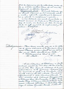 Udalbatzak 1974ko urtarrilaren 18ko ezohiko bilkuraren akta