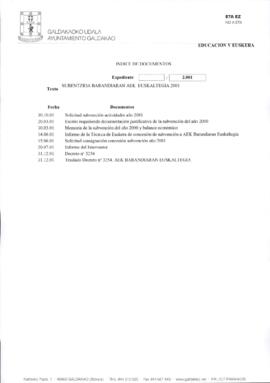 BARANDIARAN A. E. K. EUSKALTEGIA.