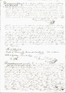 1868ko otsailaren 14ko  bilkura bereziko akta
