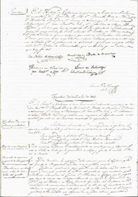 Acta correspondiente al día 2 de enero de 1842
