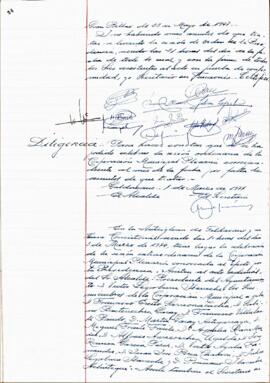 Udalbatzak 1974ko martxoaren 3an egindako ezohiko bilkuraren akta