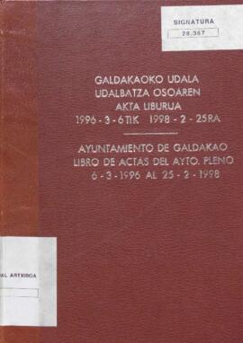Osoko bilkuraren akta-liburua: 1996-03-06 / 1996-12-20