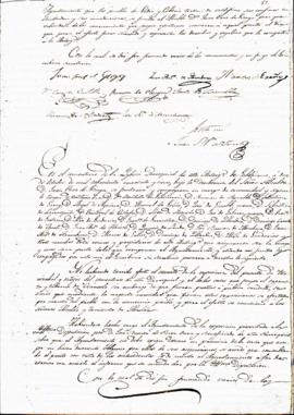 Acta de la sesión correspondiente al día 12 de octubre de 1845