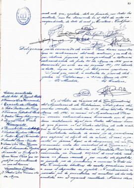 Udalbatzak 1976ko martxoaren 21ean egindako ezohiko bilkuraren akta