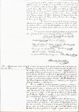 Acta de la sesión extraordinaria correspondiente al día 22 de junio de 1883