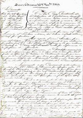 1879ko azaroaren 9ko ohiko bilkuraren akta