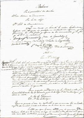 Acta de la sesión ordinaria correspondiente al día 10 de enero de 1847