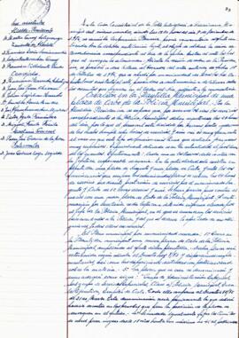 Udalbatzak 1976ko azaroaren 9an egindako ezohiko bilkuraren akta