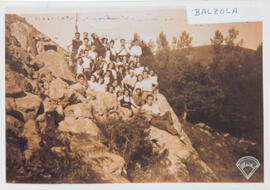 Ganguren Mendi Taldeko lehen bazkideak 1945. urtean